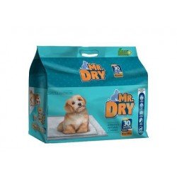 TAPETE HIGIÊNICO PARA CÃES MR. DRY 30 UNIDADES 80X60