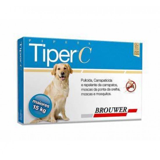 TIPER C BROUWER PARA CÃES ACIMA 15KG