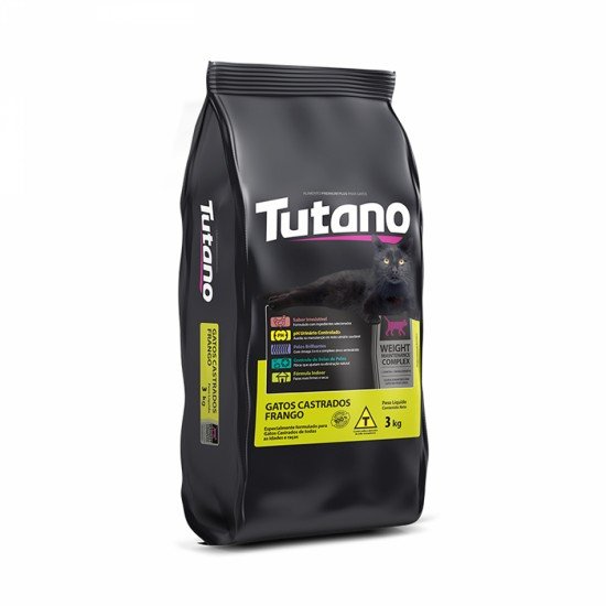 Ração Tutano para Gatos Castrados Sabor Frango