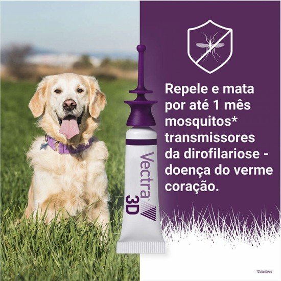 Antipulgas e Carrapatos Ceva Vectra 3D 3,6 mL para Cães de 10 a 25 Kg