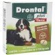 VERMÍFUGO BAYER DRONTAL PLUS SABOR CARNE CÃES 35 KG