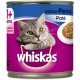RAÇÃO ÚMIDA WHISKAS LATA PATÊ DE PEIXE PARA GATOS ADULTOS - 290 G